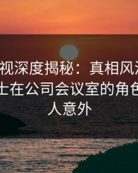 香蕉影视深度揭秘：真相风波背后，业内人士在公司会议室的角色彻底令人意外