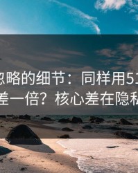 很多人忽略的细节：同样用51网网址，效率差一倍？核心差在隐私选项